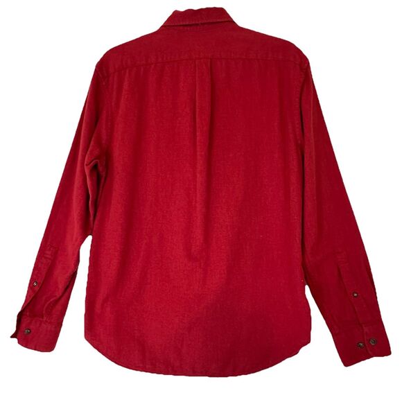 Banana Republic Men's Denny Flannel Shirt, Red Heather Size M Casual Business - Picture 3 of 11